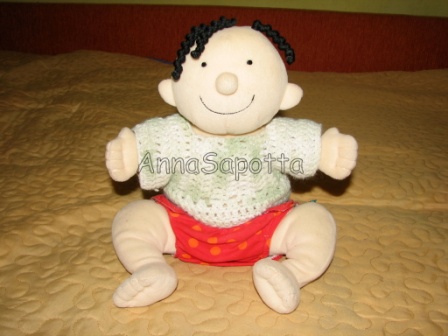 Простенький свитерок на пупса.. Мои работы