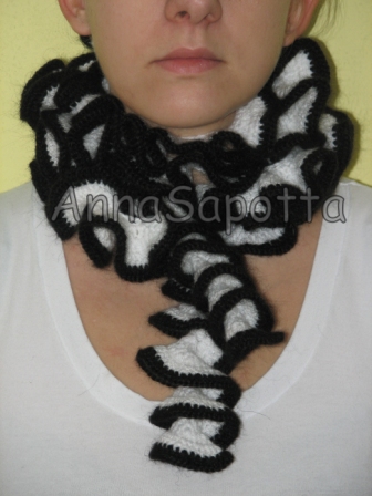 Шарф 'Рюши'. Мои работы