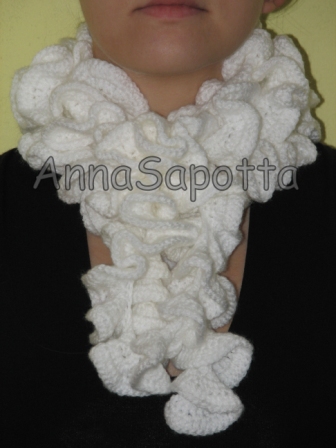 Шарф 'Рюши'. Мои работы