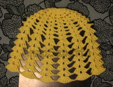 Шапочка 'Весенняя'. Мои работы