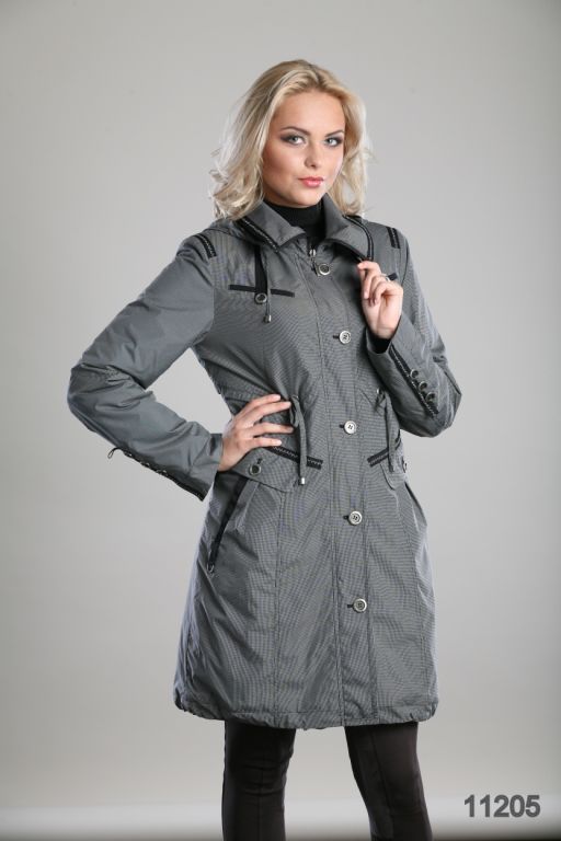 11205 Плащ  синтепон 2350руб. Марнели