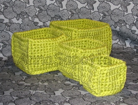 Корзинки для хранения чего угодно. Мои работы