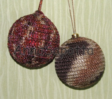 Елочные шары. Мои работы