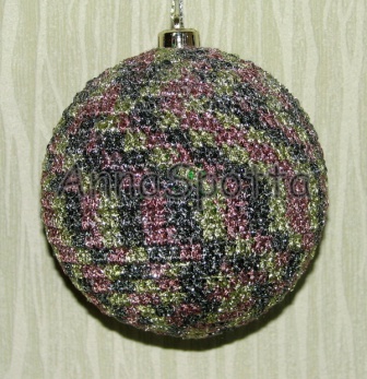 Шар на елку (10см диаметр). Мои работы
