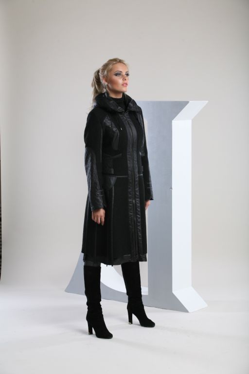 1123 Пальто 44/46  56/58 -3150руб. Марнели