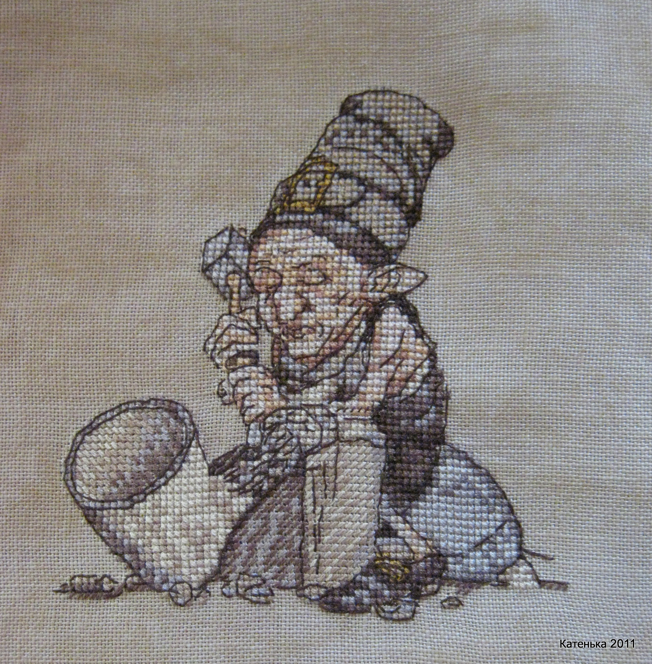 Гномик с трубкой. Встреча 26-03-11