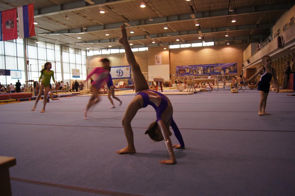 Соревнования по спортивной акробатике апрель 2011года