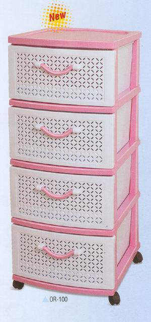 Пластиковые комоды/этажерки