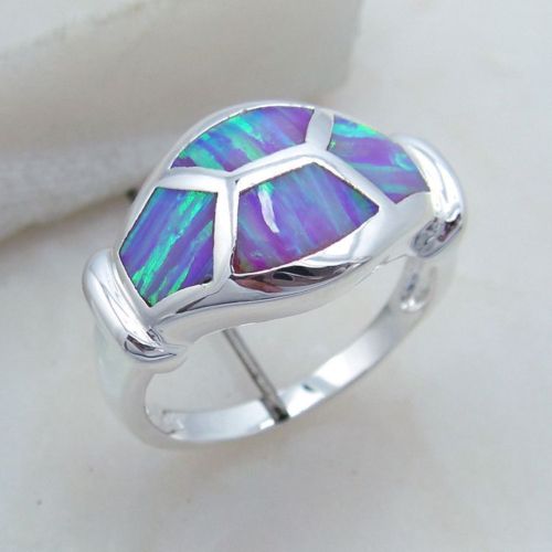 серебряное кольцо, вставка розовый опал.. розовый