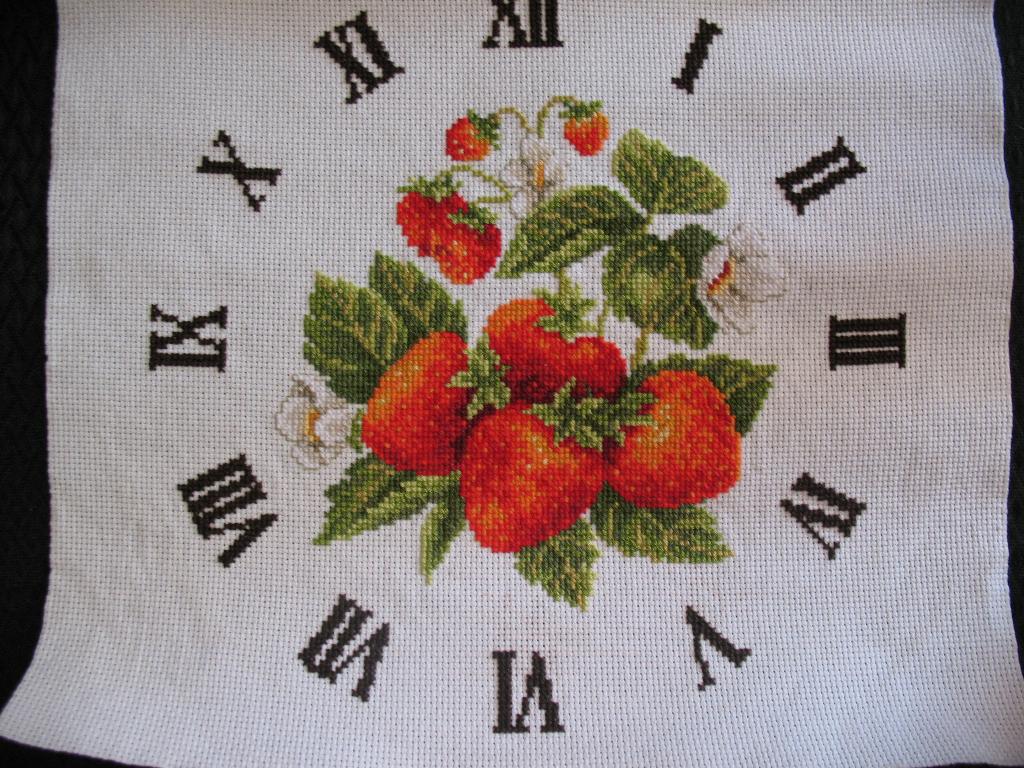 часики.  Вышивка
