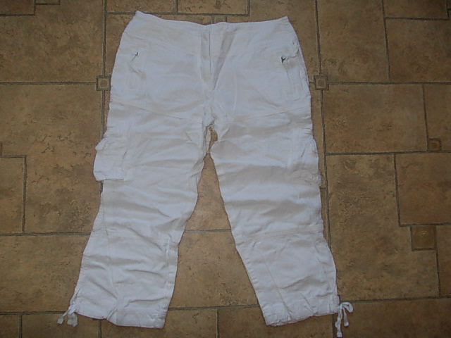 Капри лен/вискоза 44-46.. Обмен  Женская /мужская одежда