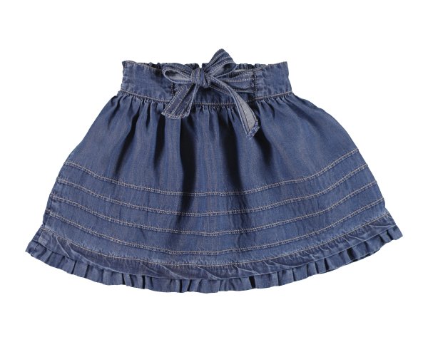  ЮБОЧКА ИЗ ТОНКОЙ ШЕЛКОВИСТОЙ ДЖИНСЫ. Пристрой майорала