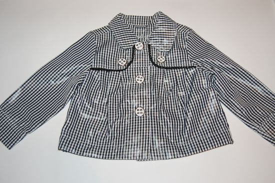 КЛЕТЧАТЫЙ ЖАКЕТ С ПРОПИТКОЙ, НА ПОДКЛАДКЕ. Пристрой майорала