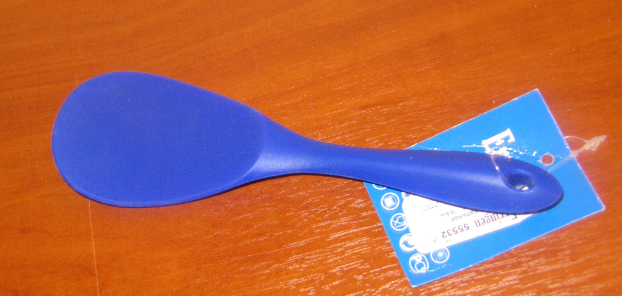 Лопатка овальная 18,8см F941E. Силикон