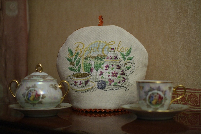 грелка на чайник. Мои работы