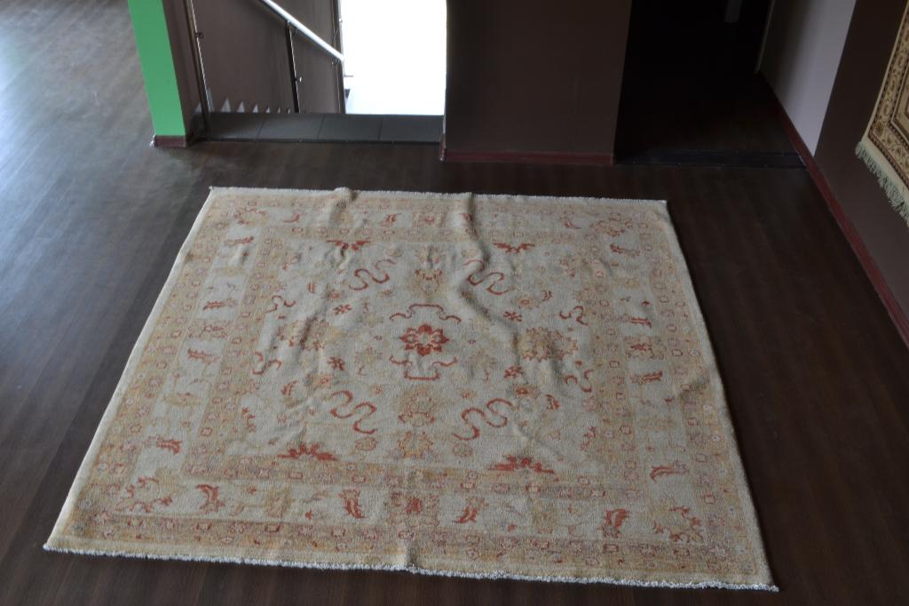 Чуби   197х207 цена 63.500 руб. шерсть. Ковры руч.работы Афганистан