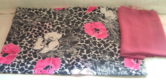 Разные куски тканей:хлопок. 