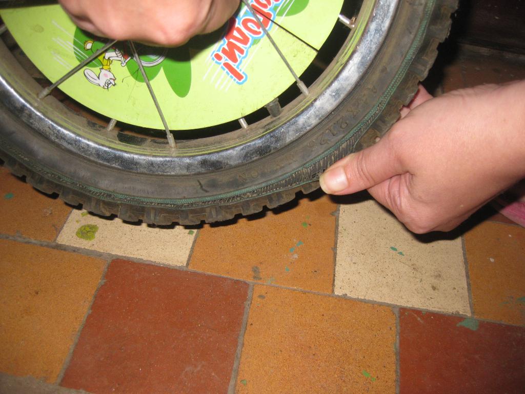 задняя шина. Отдано