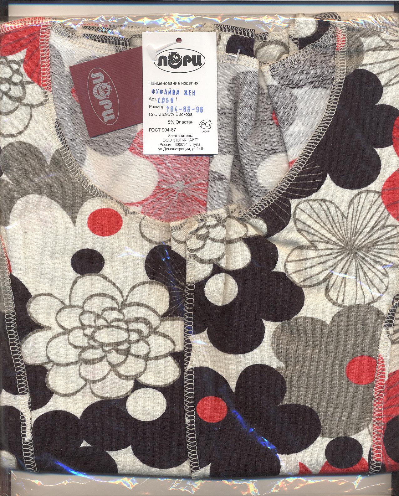 Блузка L 059 ткань. Комфорт Лори-домашка