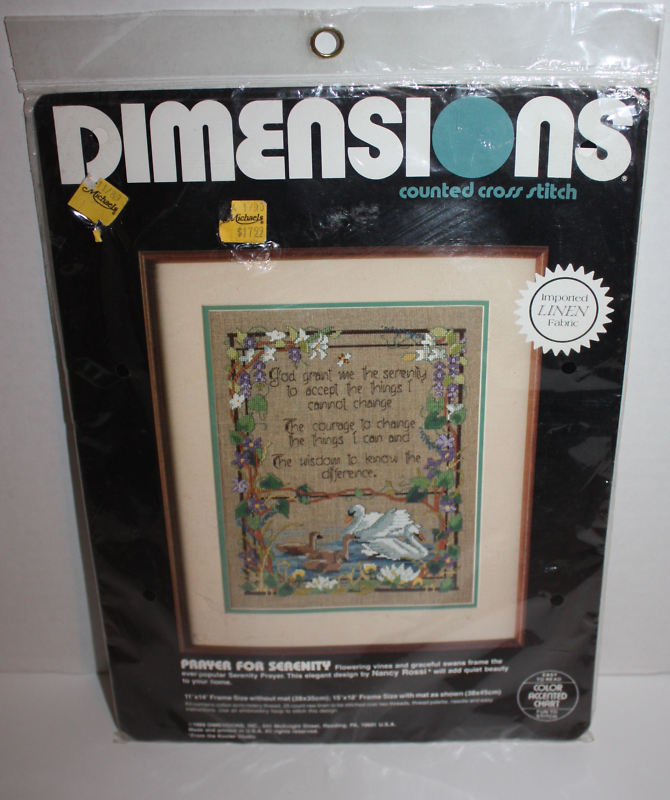 03669 Prayer for Serenity. Dimensions 1