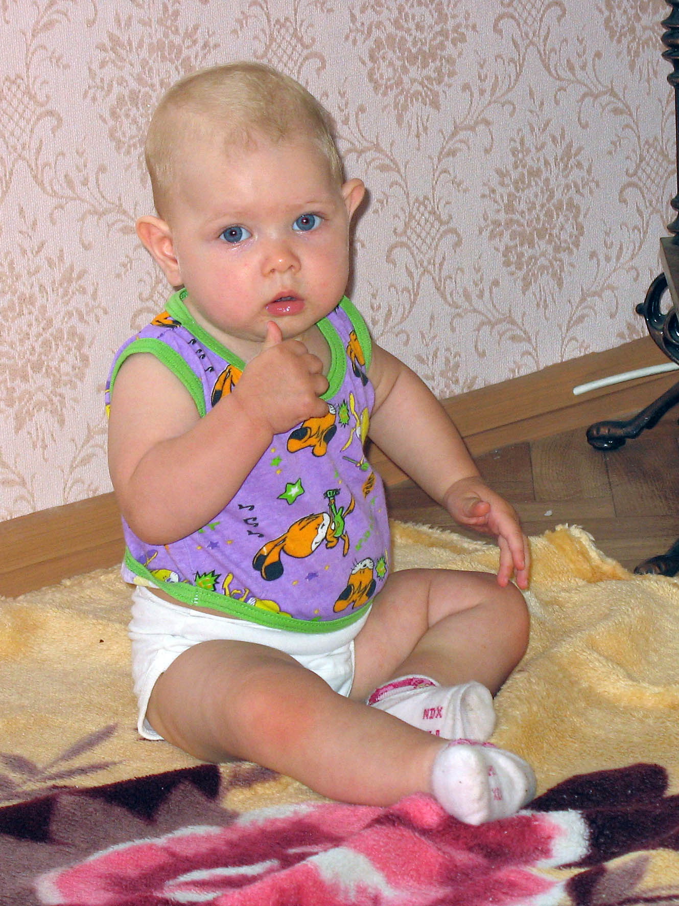 Лизе 10 месяцев. Похожи - не похожи