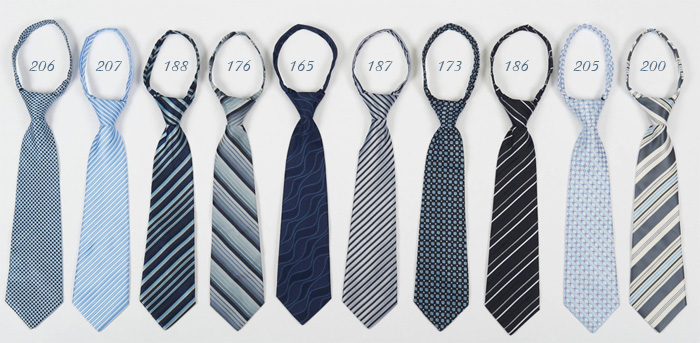 Галстуки - голубая гамма. С*кай*Лэйк: рубашки+галстуки