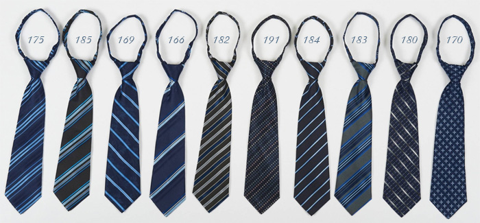 Галстуки - синяя гамма. С*кай*Лэйк: рубашки+галстуки