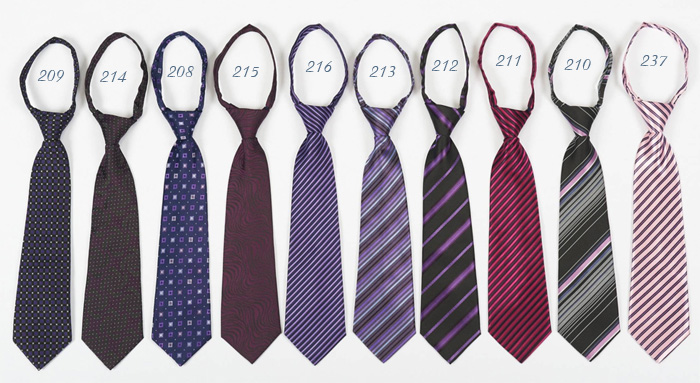 Галстуки - фиолетовая гамма. С*кай*Лэйк: рубашки+галстуки