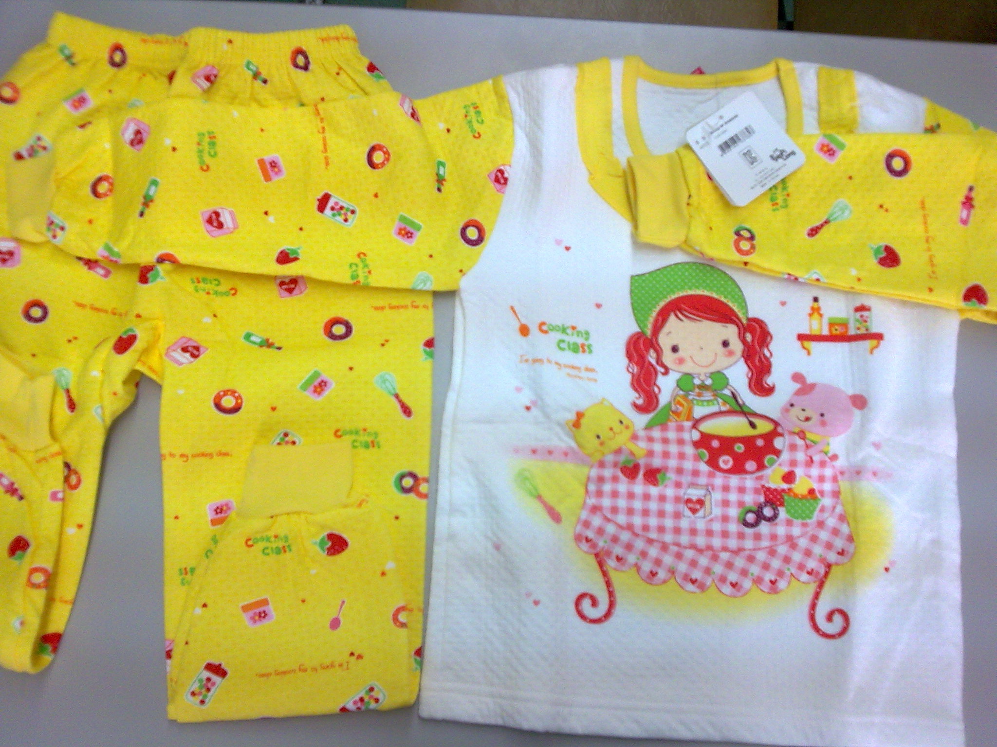 арт.401, 4 года. Теплые пижамки - осень 2011