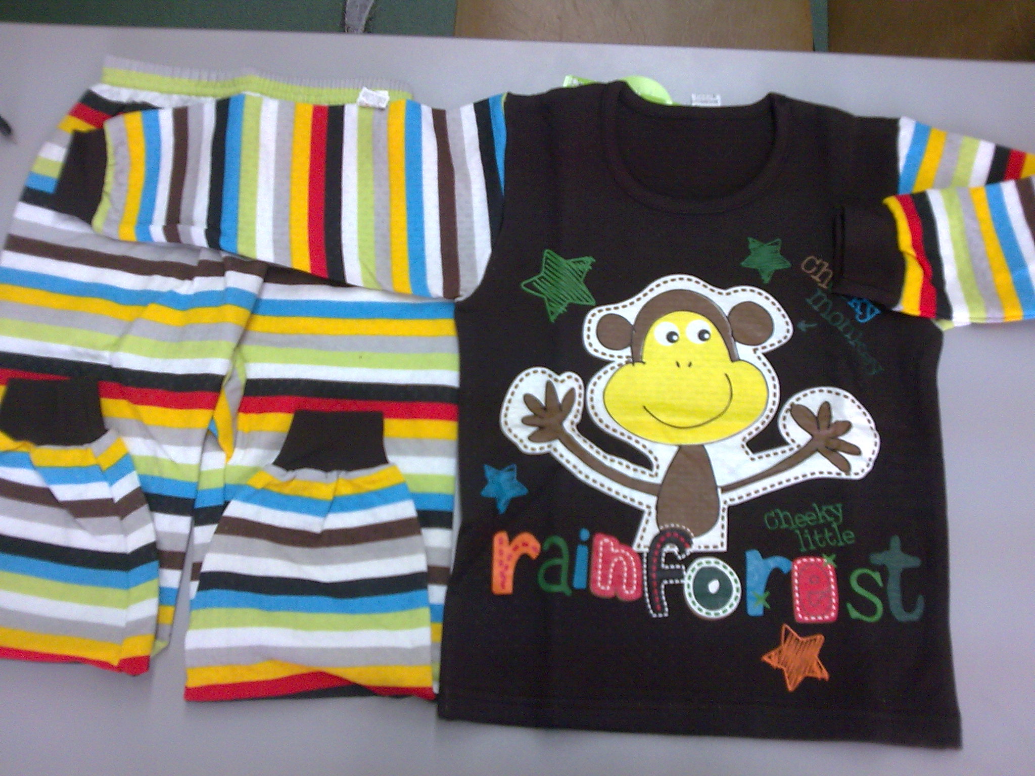 арт.504, 5 лет. Теплые пижамки - осень 2011