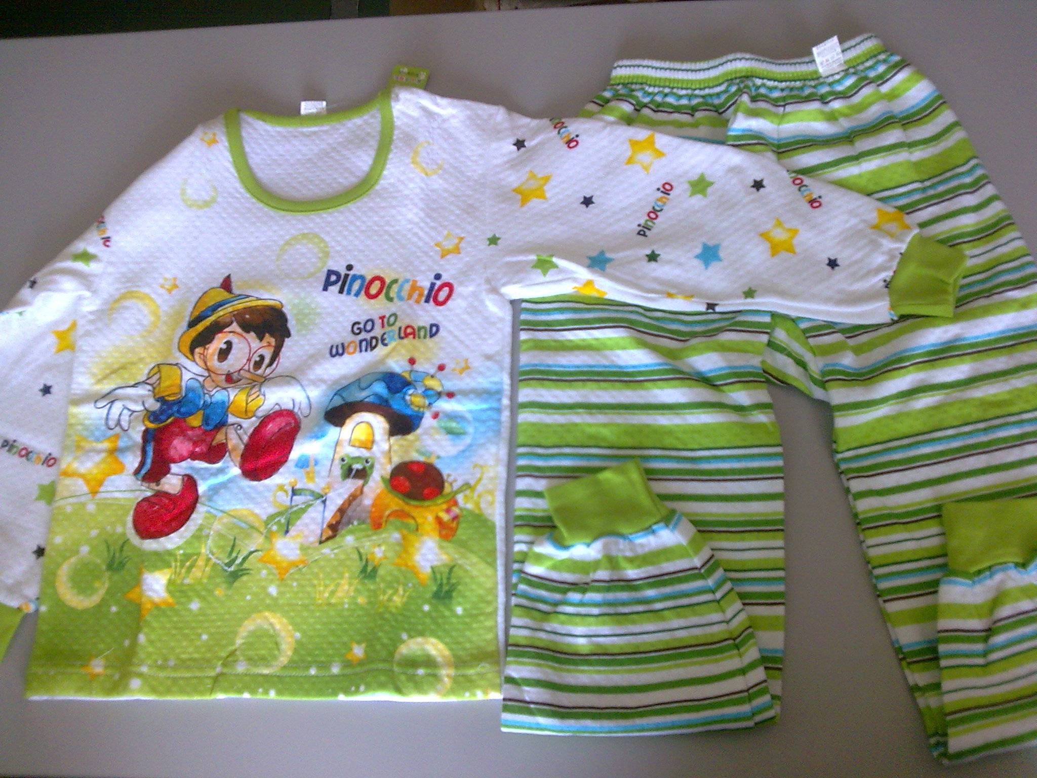 арт.601, 5 лет, 6 лет. Теплые пижамки - осень 2011