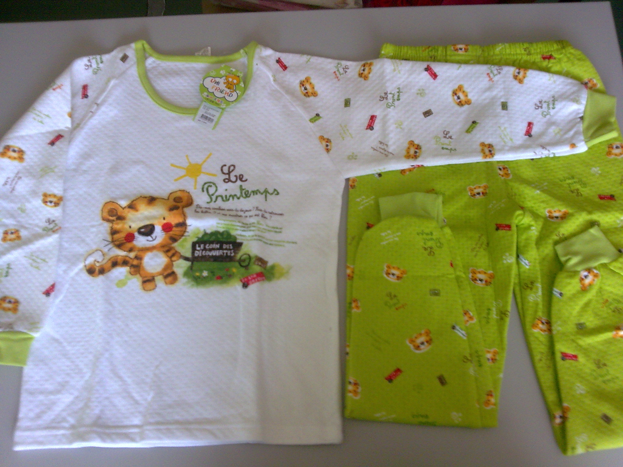 арт.701, 7-8 лет. Теплые пижамки - осень 2011