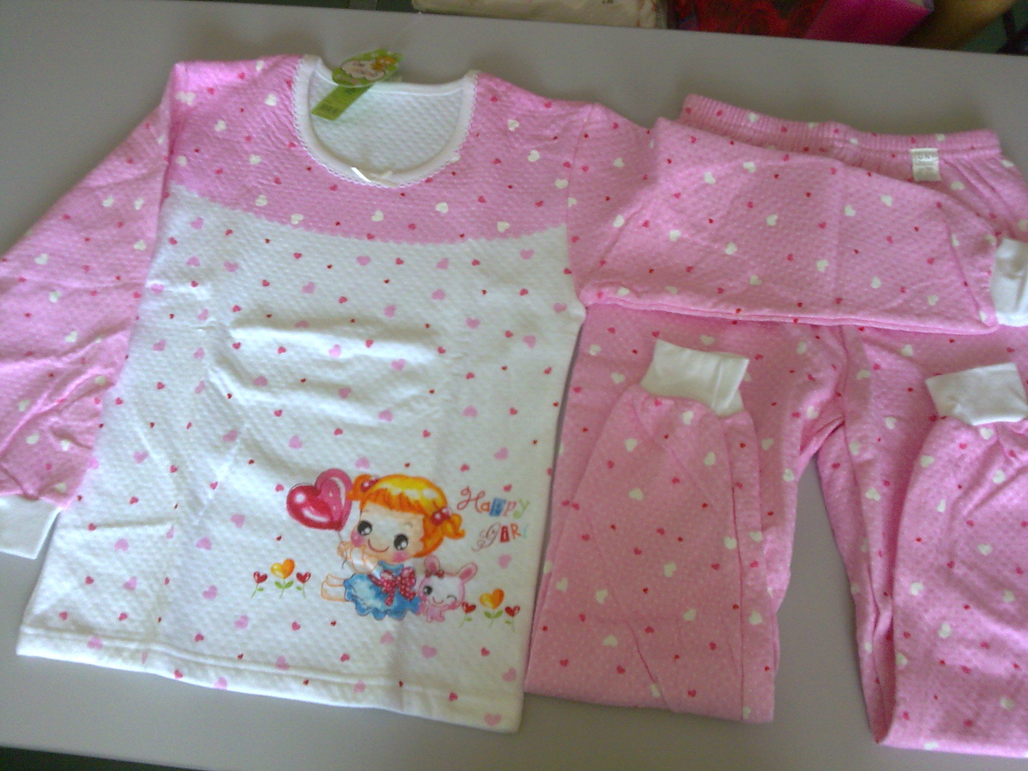 арт.702, 7-8 лет. Теплые пижамки - осень 2011