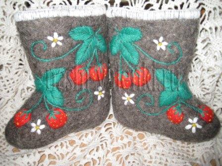 Валенки ручной работы