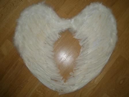 Крылья ангела из настоящих перьев