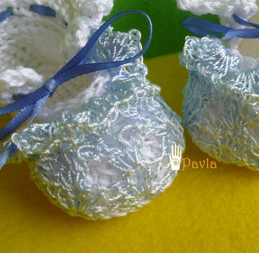 Пинетки для крещения 'Классические для мальчика' . АВТОРСКИЕ ПИНЕТКИ