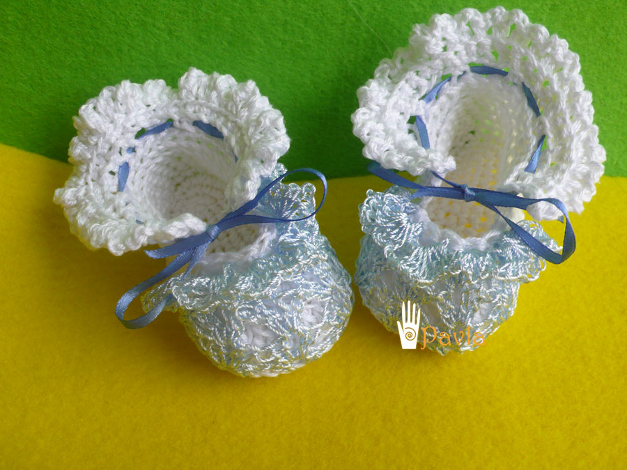 Пинетки для крещения 'Классические для мальчика' . АВТОРСКИЕ ПИНЕТКИ