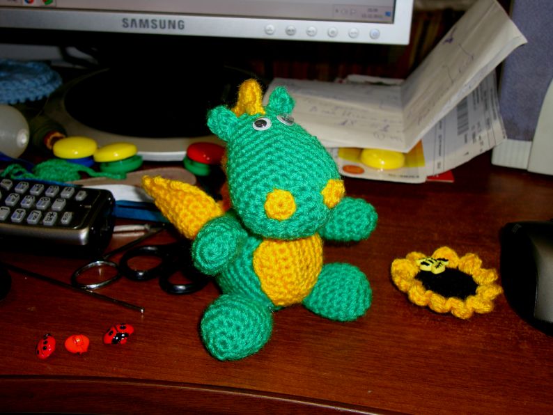 Дракоша. Вязание