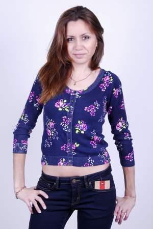 LW12-4100. Кофта с длинным рукавом