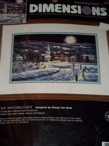 02455 Winter Moonlight. Dimensions 1