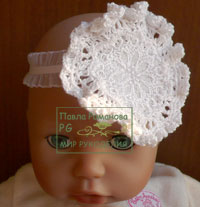 Крестильная повязка на голову. АВТОРСКИЕ ПИНЕТКИ