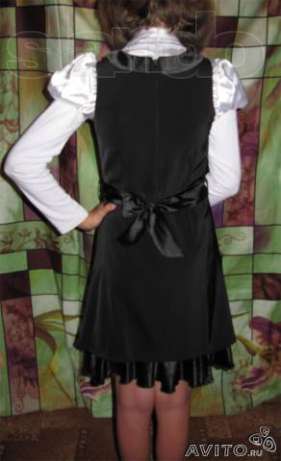 сарафан школьный. Пристрой