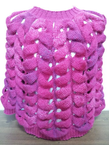 пончик-косоплетка. Пончо