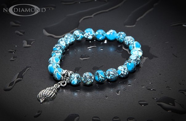 королевская хризоколла. браслеты