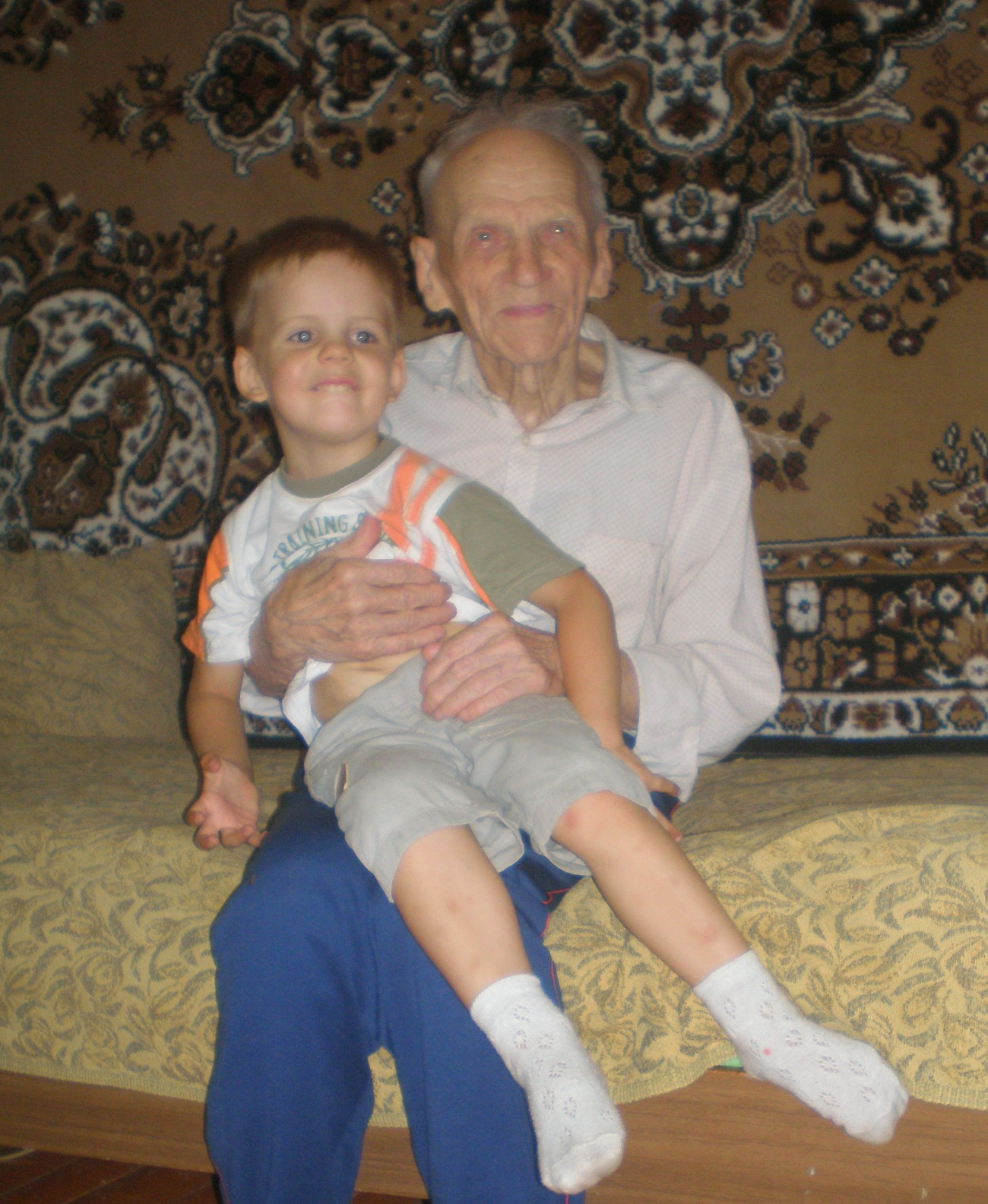 С любимым прадедушкой - ветераном ВОВ