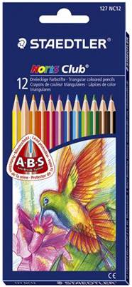 трехгранные Н о р и с 12 цв в карт. коробке. St-ler