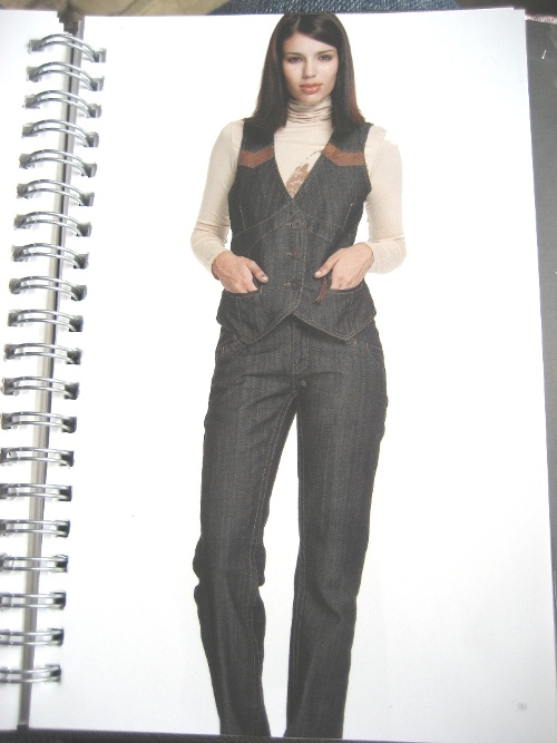 Джинсовый жилет Пантамо S.. женская одежда