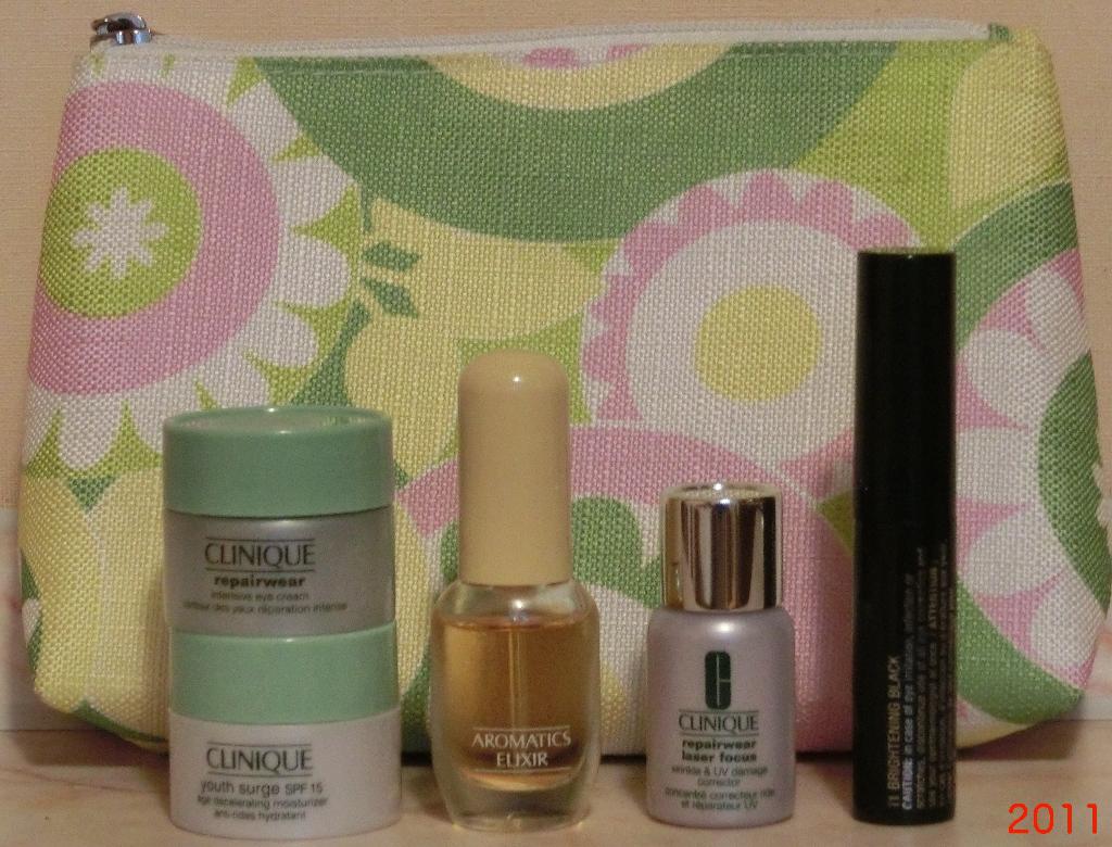 набор КЛИНИК салатово-лиловый. Наборы косметики... элитка