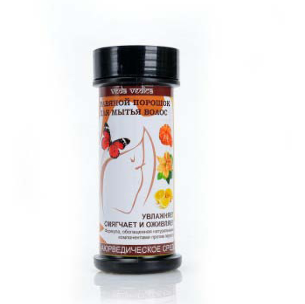 Травяной порошок для мытья волос 70 г.. Аюрведа ксм