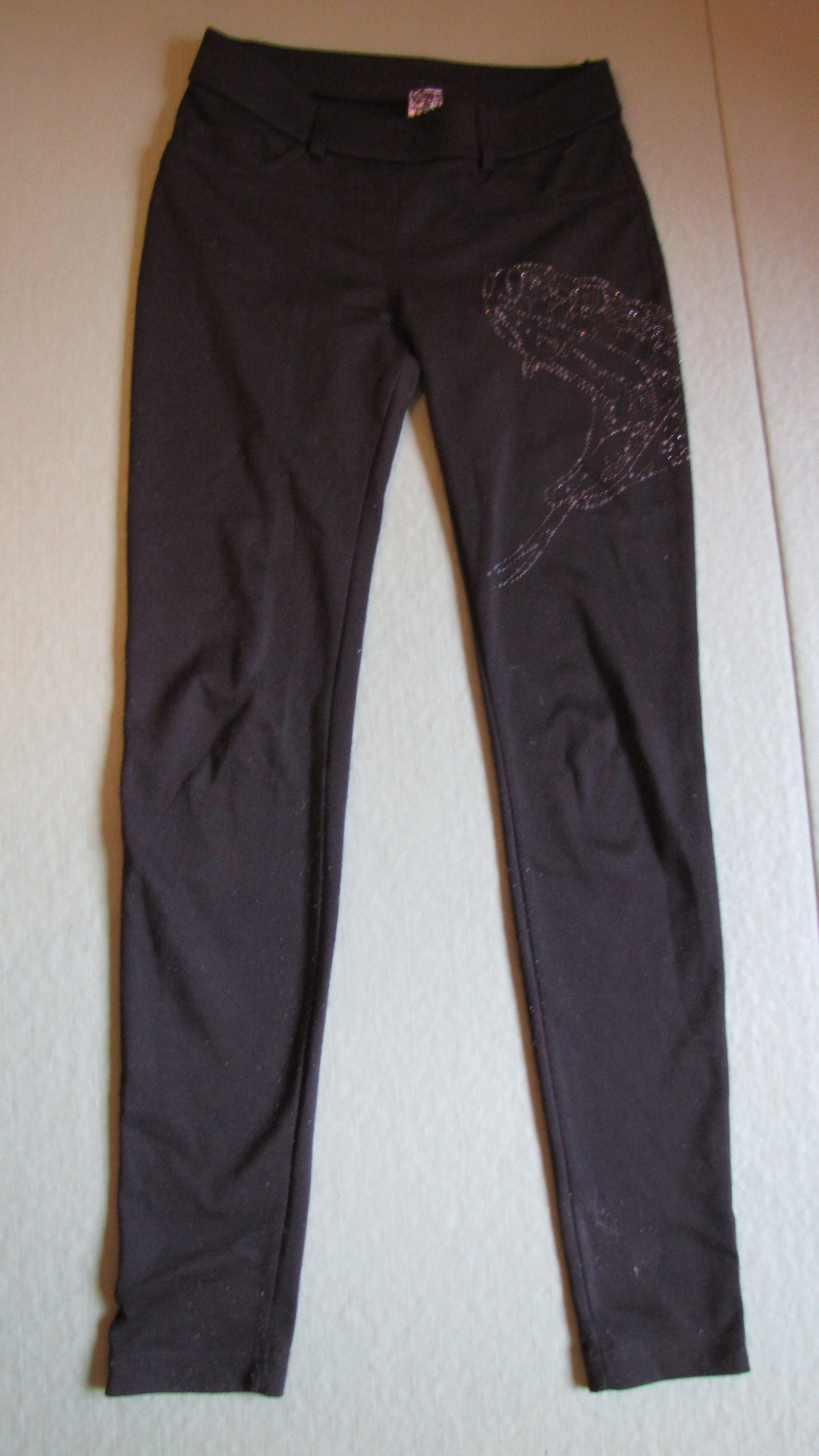 Брюки чёрные трикотаж р. 26. Одежда для взрослых ЕСТЬ НОВОЕ